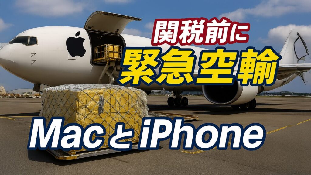 Apppleの関税回避戦略：急速に高まる関税を前にMacとiPhoneの緊急空輸を実施