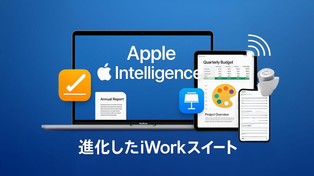 Apple Intelligence搭載のiWork(Pages、Numbers、Keynote)アップデート：文書作成がさらに便利に