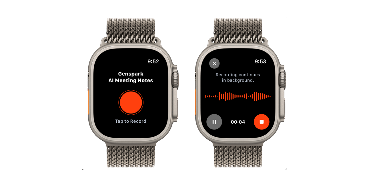 Apple Watchで会議記録が革命的に変わるGenspark AIの画期的新機能