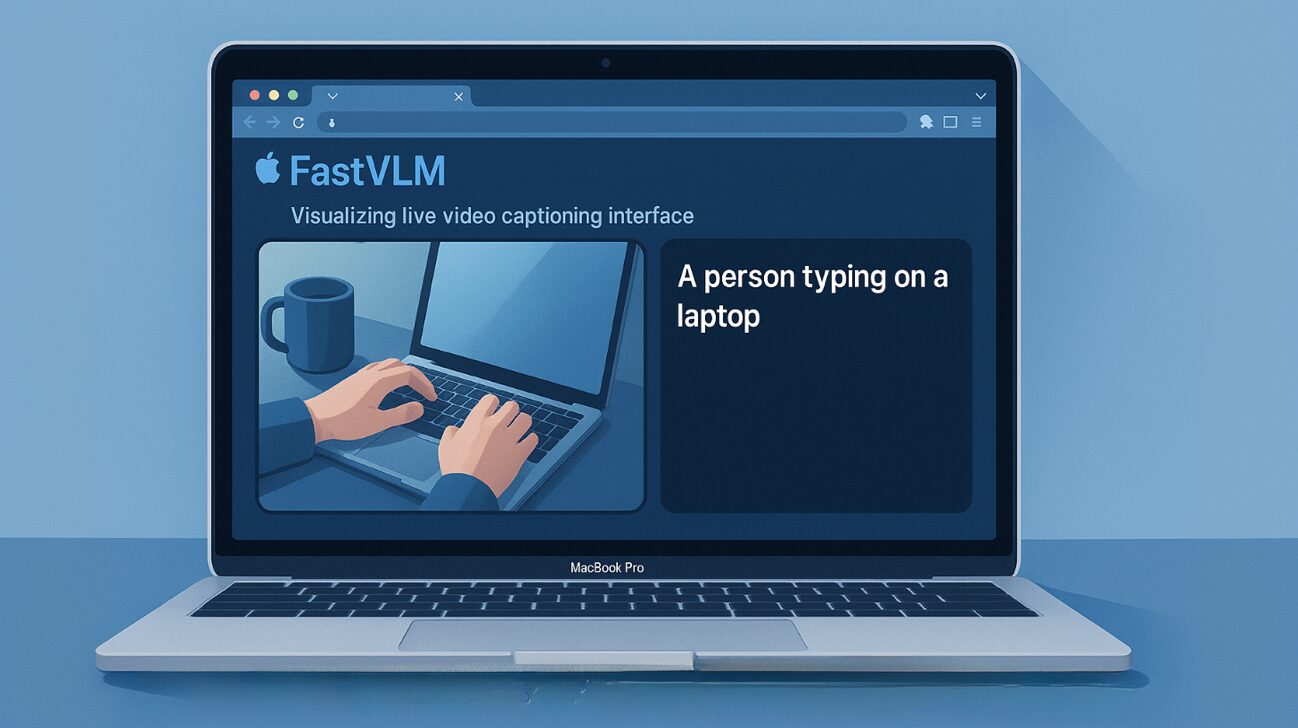 AppleのFastVLMが変える動画キャプション:ブラウザで体験する高速モデル