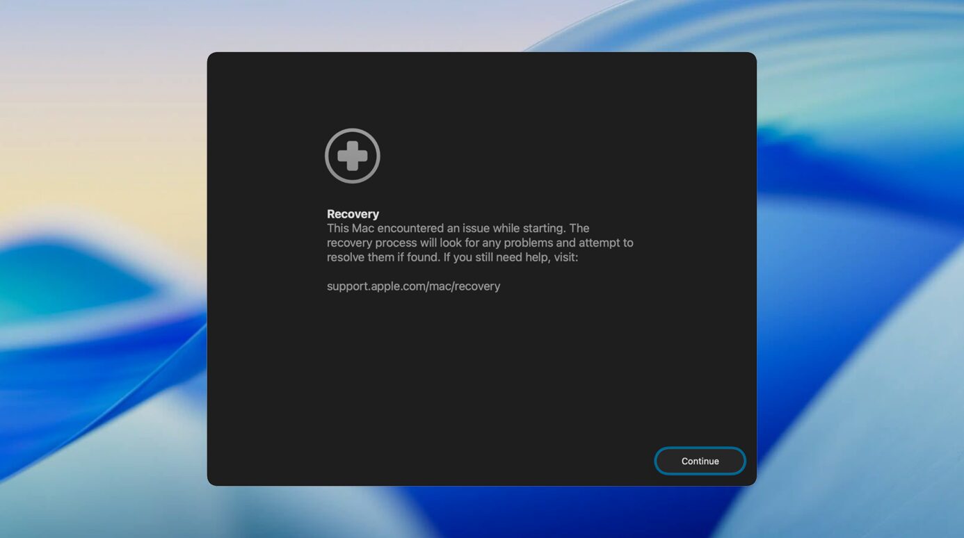 macOS Tahoe 26 新機能 Recovery Assistant ガイド
