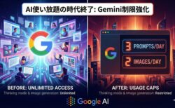 AI使い放題の時代が終了?Gemini無料枠が大幅縮小、Soraも80%削減