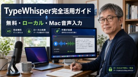 話し言葉でメモ、書き言葉でメール。無料で使えるMacの音声入力『TypeWhisper』