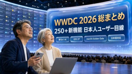 【WWDC 2026 決定版】250以上の新機能を日本人フリーク目線で総まとめ。日本語対応の隠れ機能も